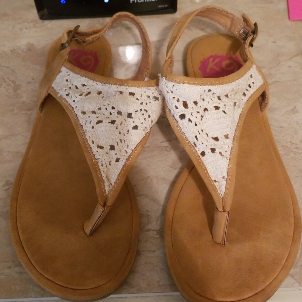 Crochet top sandals